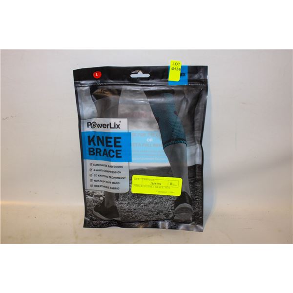 POWERLIX KNEE BRACE. NEW SZ L