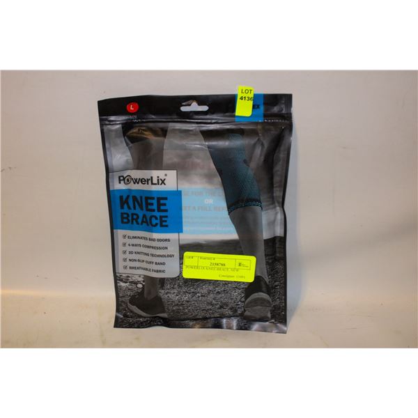 POWERLIX KNEE BRACE. NEW SZ L