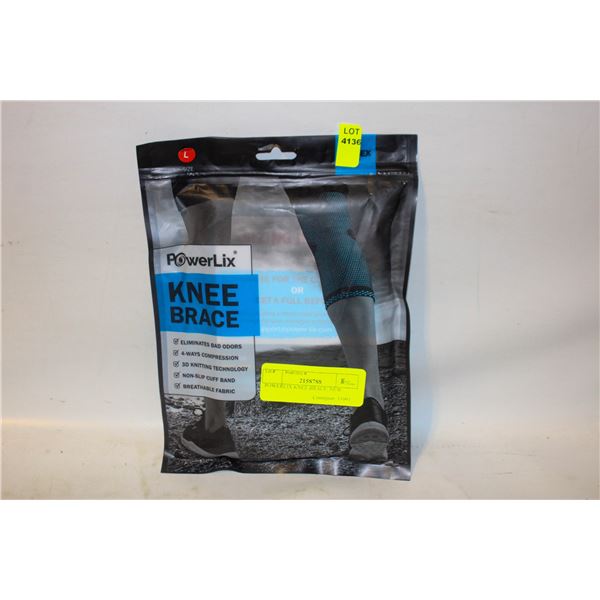 POWERLIX KNEE BRACE. NEW SZ L