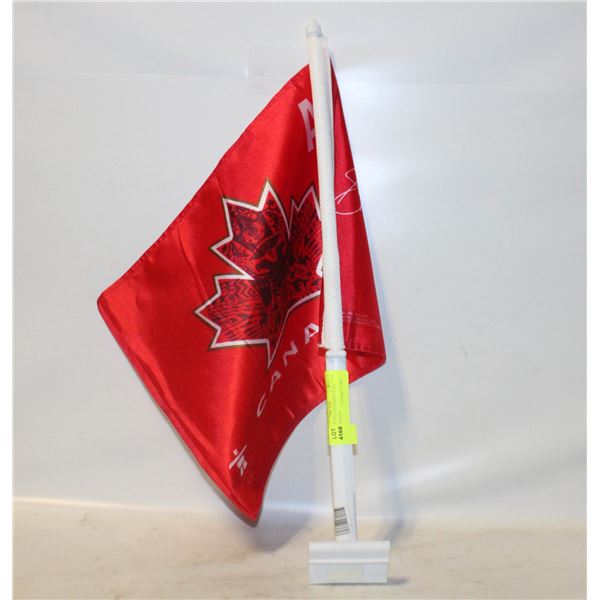 NEW CAR FLAG 2010 OLYMPIC FLAG SIGNATURES MENS