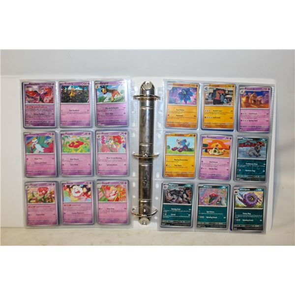BINDER WITH 120 POKEMON CARDS