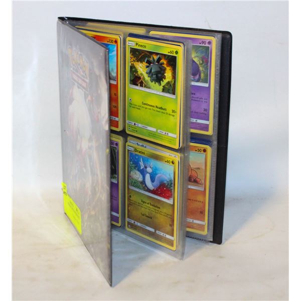 POKEMON BOOK WITH 80 POKEMON CARDS