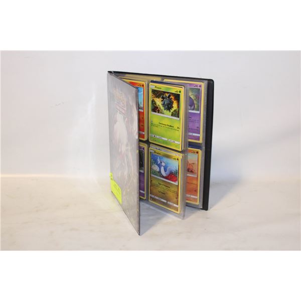 POKEMON BOOK WITH 80 POKEMON CARDS