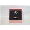 Image 1 : NEW 2PCS/SET RING SET SZ8
