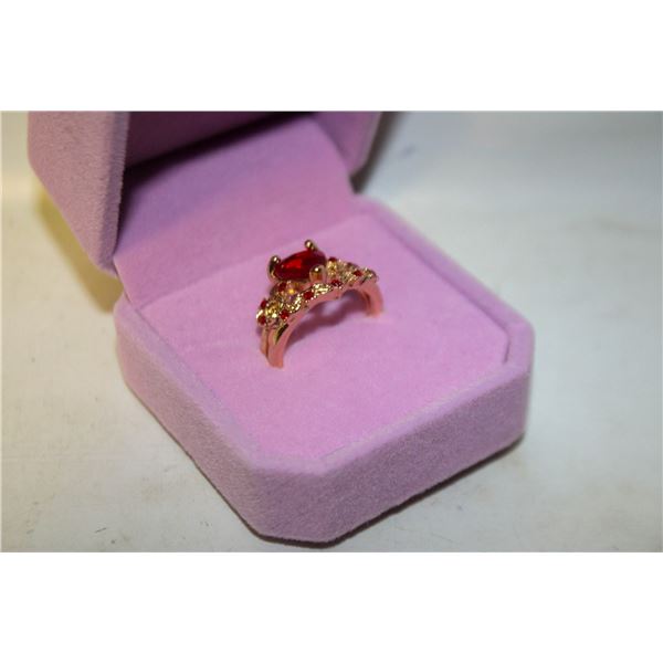 NEW 2PCS/SET RING SET SZ7