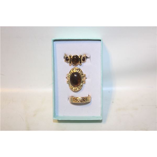 NEW 3PCS/SET RING SET SZ7