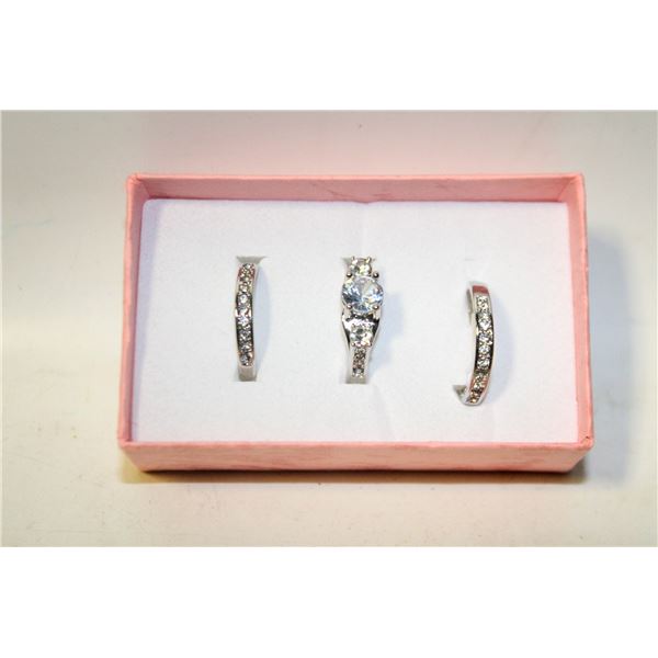 NEW 3PCS/SET RING SET SZ7