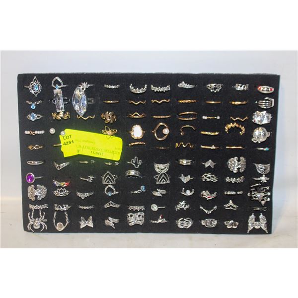 JEWELRY ORGANIZER TRAY W/ 99 RINGS