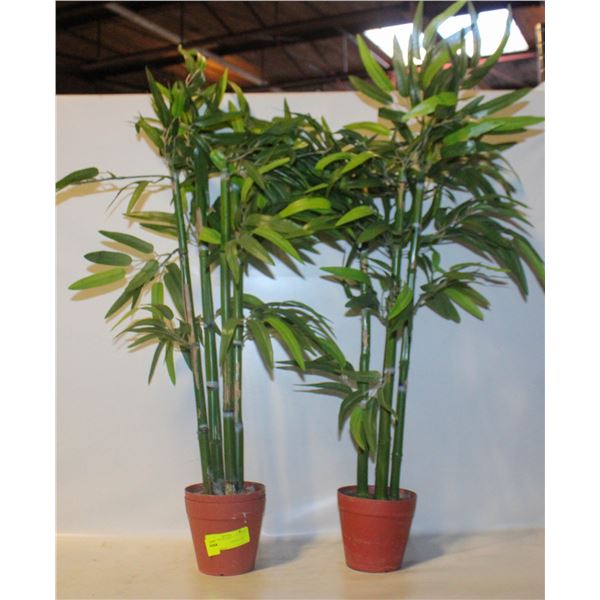 PAIR OF ARTIFICIAL PLANTS