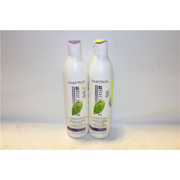 2 MATRIX BIOLAGE HYDRATING SHAMPOO 500 ML BOTTLES