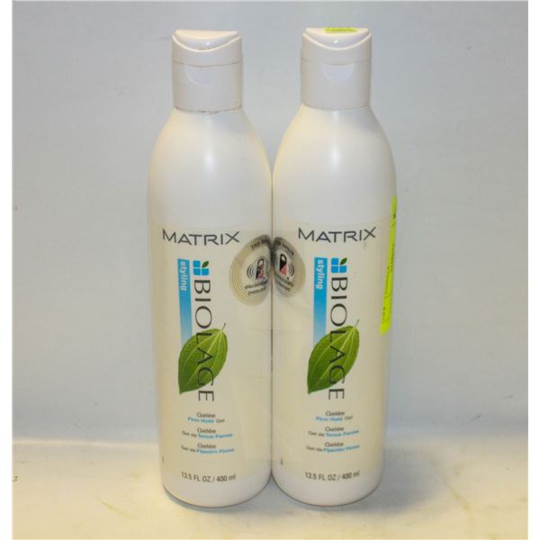 2 MATRIX BIOLAGE FIRM HOLD GEL 400 ML BOTTLES
