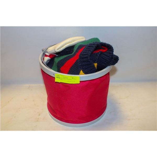 POOCH SWEATERS, LEASHES, HARNESSES,