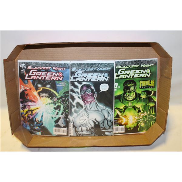 NEW DC BLACKEST NIGHT #50,51,52 GREEN LANTERN
