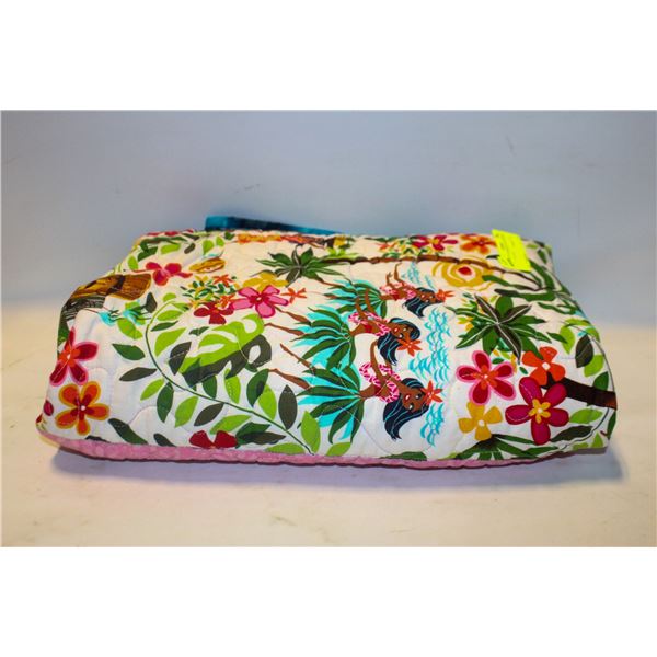 ESTATE 5FT HAWAIIN PATCHWORK QUILT-ESTATE