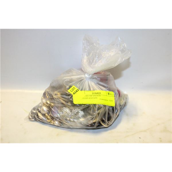 BAG FULL OF ESTATE JEWELRY-ESTATE