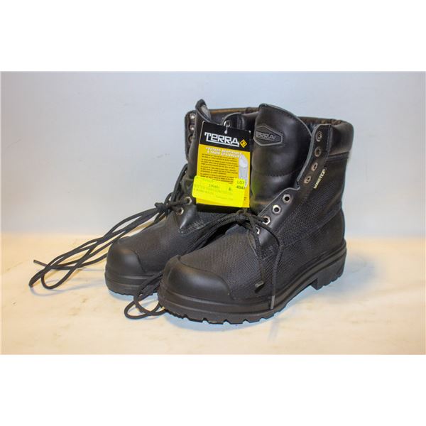 STEEL TOE TERRA GORETEX FIRE & ICE WORK BOOTS SZ 5
