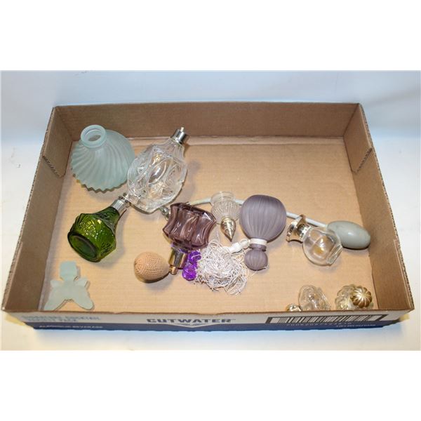 LOT OF VARIOUS VINTAGE PERFUME BOTTLES