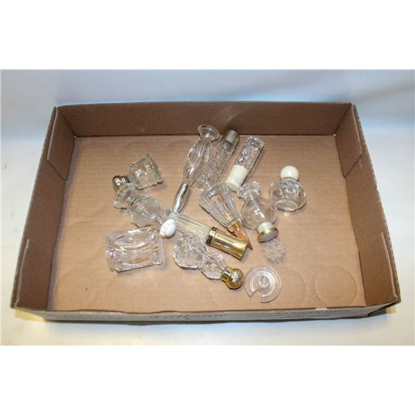 LOT OF VARIOUS VINTAGE PERFUME BOTTLES