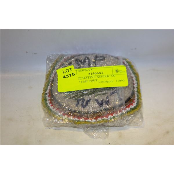 VINTAGE NATIVE AMERICAN BEADED FMP NWT