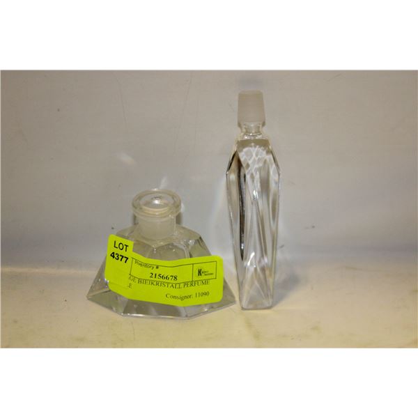 VINTAGE BIEIKRISTALL PERFUME BOTTLE
