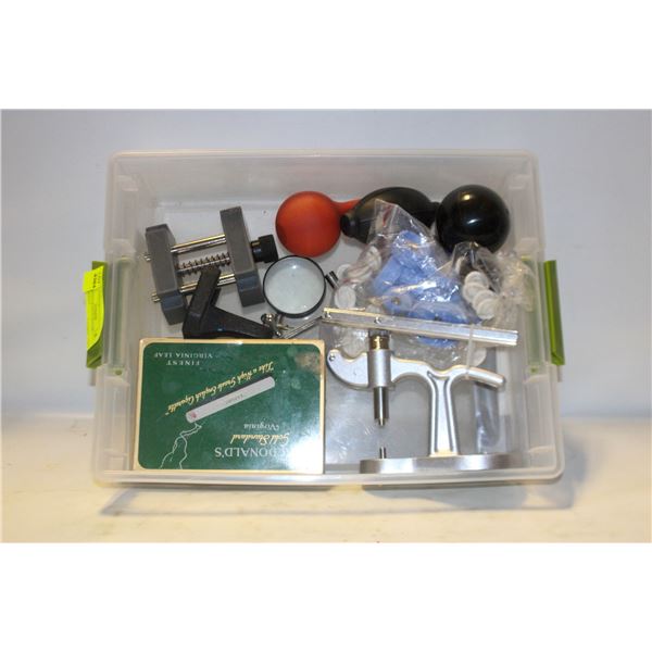ASSORTED WATCH REPAIR EQUIPMENT