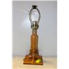 Image 1 : VINTAGE ROBERT THOMPSON WOOD LAMP