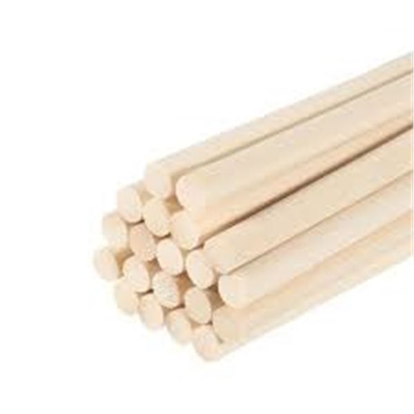 NEW 50PK MECCANIXITY WOODEN DOWEL RODS 20"