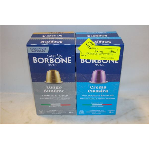 4 X 10 BORBONE NAPOLI COFFEE PODS