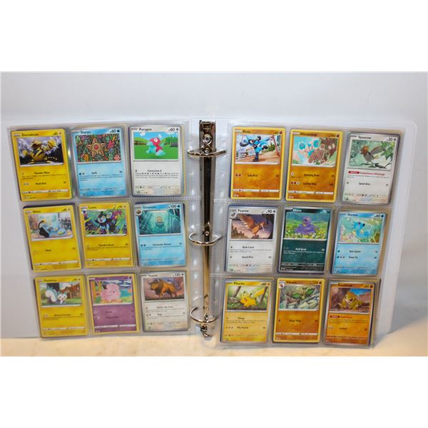 BINDER WITH 120 POKEMON CARDS