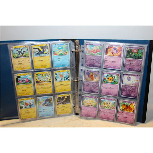 BINDER WITH 120 POKEMON CARDS