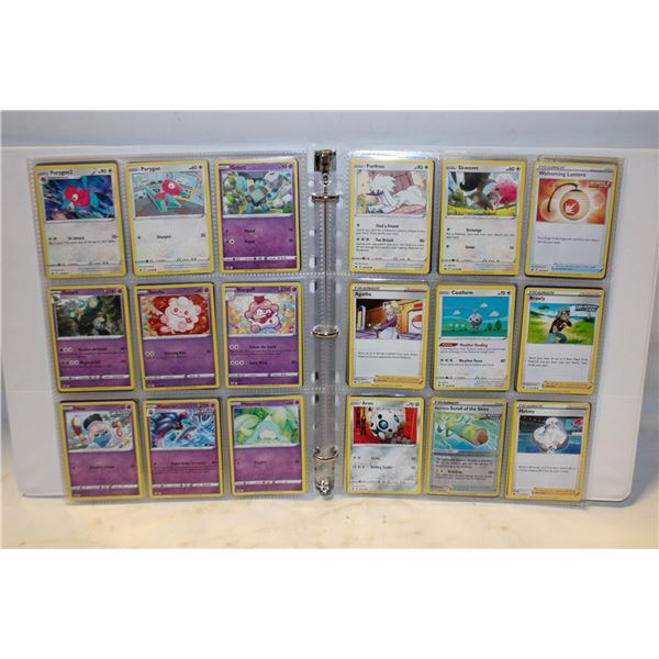 BINDER WITH 100 POKEMON CARDS