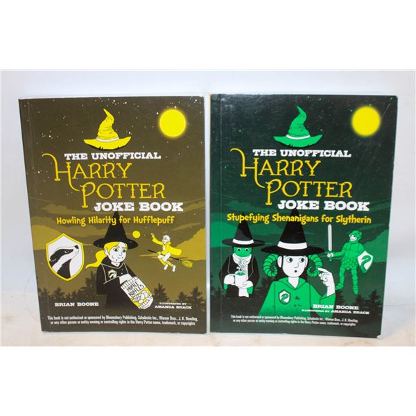 2 HARRY POTTER JOKE BOOKS - NEW
