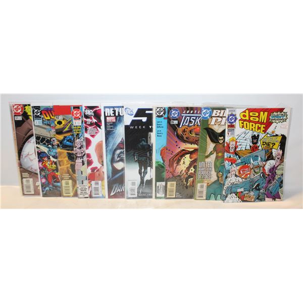 LOT OF 12 DC COMIC BOOKS
