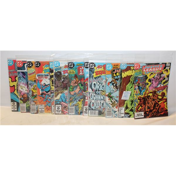 LOT OF 12 DC COMIC BOOKS