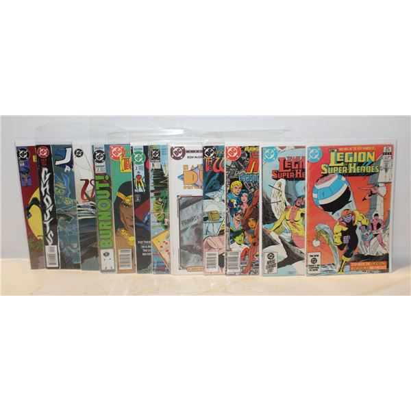 LOT OF 12 DC COMIC BOOKS
