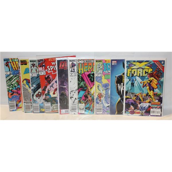 LOT OF 12 MARVEL COMIC BOOKS