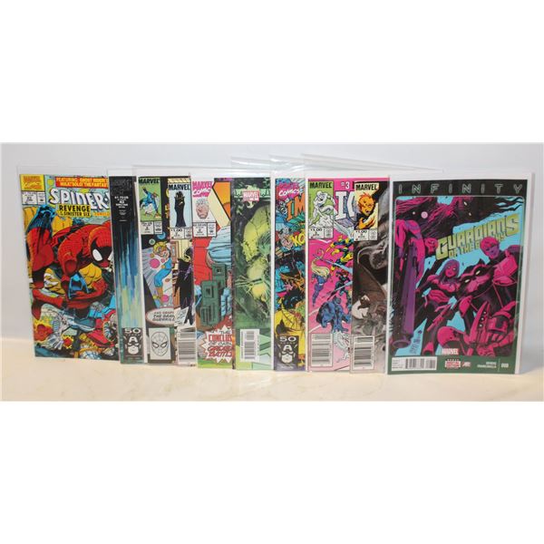 LOT OF 12 MARVEL COMIC BOOKS
