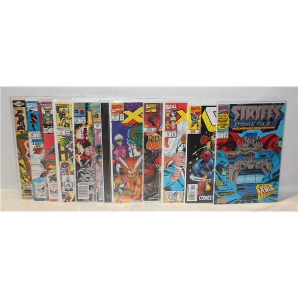 LOT OF 12 MARVEL COMIC BOOKS