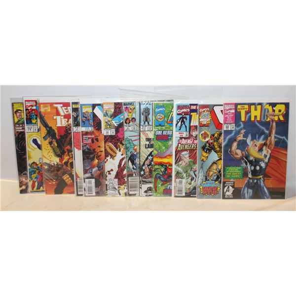 LOT OF 12 MARVEL COMIC BOOKS