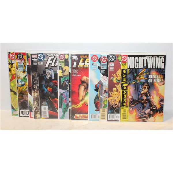 LOT OF 12 DC COMIC BOOKS