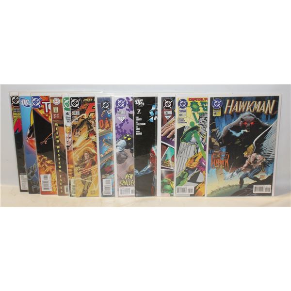 LOT OF 12 DC COMIC BOOKS