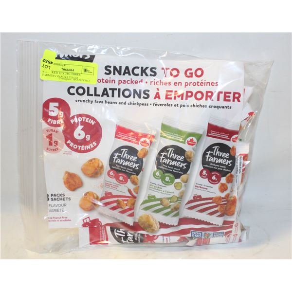 REPACKED 12 X 28G THREE FARMERS SNACKS TO GO