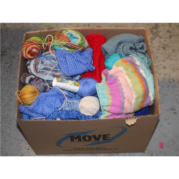 MULTIPLE KNITTING PROJECTS