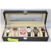 Image 1 : NEW FAUX LEATHER WATCH STORAGE BOX WITH
