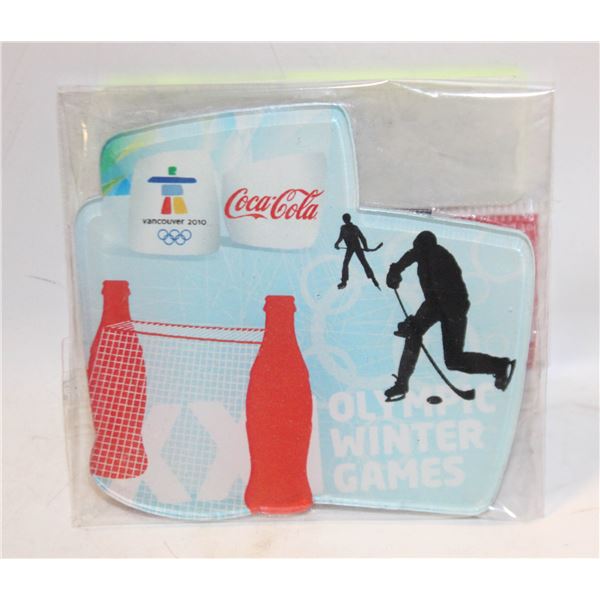 SEALED 2010 OLYMPICS COCA COLA MAGNET