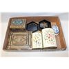 Image 1 : FLAT OF FANCY VINTAGE TRINKET BOXES