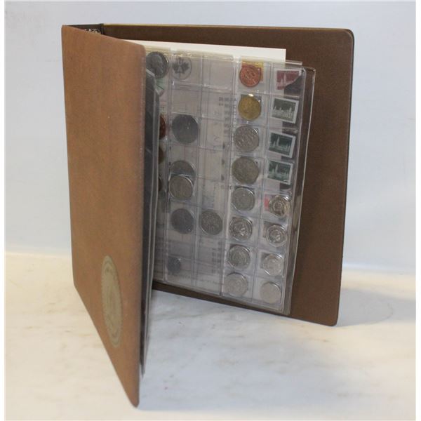 QUALITY COIN ALBUM WITH PAGES AND CONTENS OF