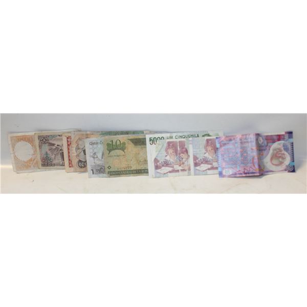 WORLD PAPER MONEY VARIOUS COUNTRIES