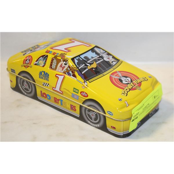VINTAGE LOONEY TUNES RACE CAR TIN
