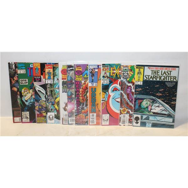 LOT OF 12 MARVEL COMIC BOOKS
